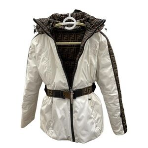 ISO Fendi giacca techno reversible fendirama